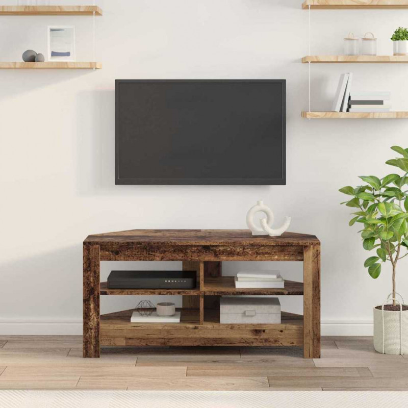 RogowaSzafkanaTelewizor Stare drewno 102 x 40,5 x 45 cm