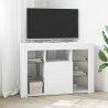 Kątowa szafka LED pod telewizor Biały 100x40x68cm