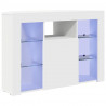 Kątowa szafka LED pod telewizor Biały 100x40x68cm