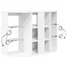 Kątowa szafka LED pod telewizor Biały 100x40x68cm
