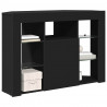 Kątowa szafka LED pod telewizor Czarny 100x40x68cm