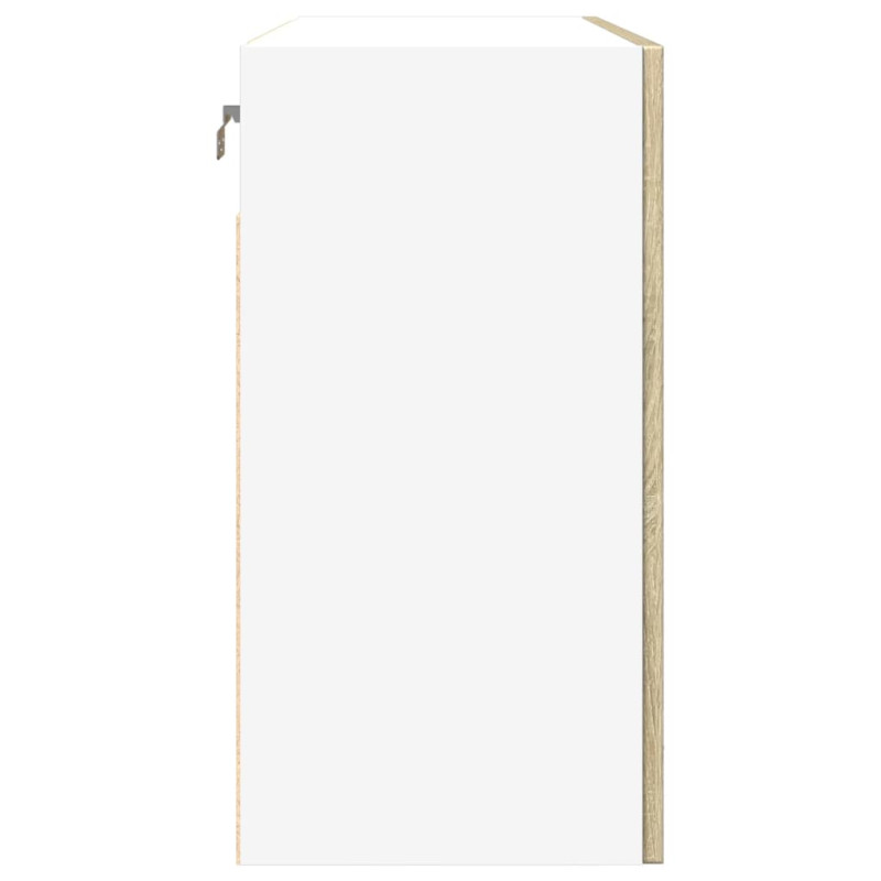 Szafka wisząca, kolor dąb sonoma, 80x31x60 cm, płyta wiórowa