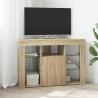 Kątowa szafka LED pod telewizor Dąb Sonoma 100x40x68cm