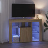 Kątowa szafka LED pod telewizor Dąb Sonoma 100x40x68cm
