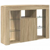 Kątowa szafka LED pod telewizor Dąb Sonoma 100x40x68cm