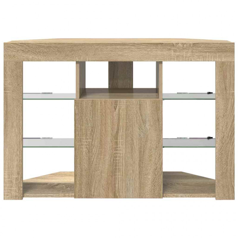 Kątowa szafka LED pod telewizor Dąb Sonoma 100x40x68cm