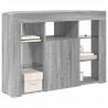 Kątowa szafka LED pod telewizor Szary Sonoma 100x40x68cm