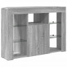 Kątowa szafka LED pod telewizor Szary Sonoma 100x40x68cm