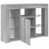 Kątowa szafka LED pod telewizor Szary Sonoma 100x40x68cm