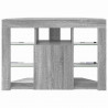 Kątowa szafka LED pod telewizor Szary Sonoma 100x40x68cm