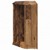 Kątowa szafka LED pod telewizor Stare drewno 100x40x68cm