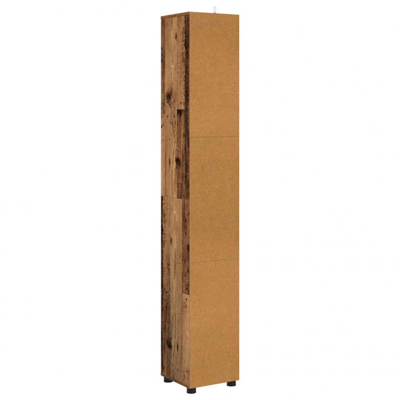 Szafka Łazienkowa z półką Stare drewno 30,5 x 30 x 195 cm