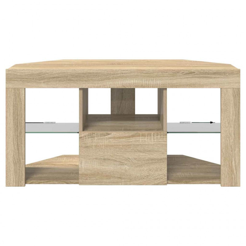 Kątowa szafka LED pod telewizor Dąb Sonoma 100 x 40 x 50 cm