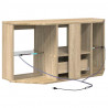 Kątowa szafka LED pod telewizor Dąb Sonoma 100 x 40 x 50 cm