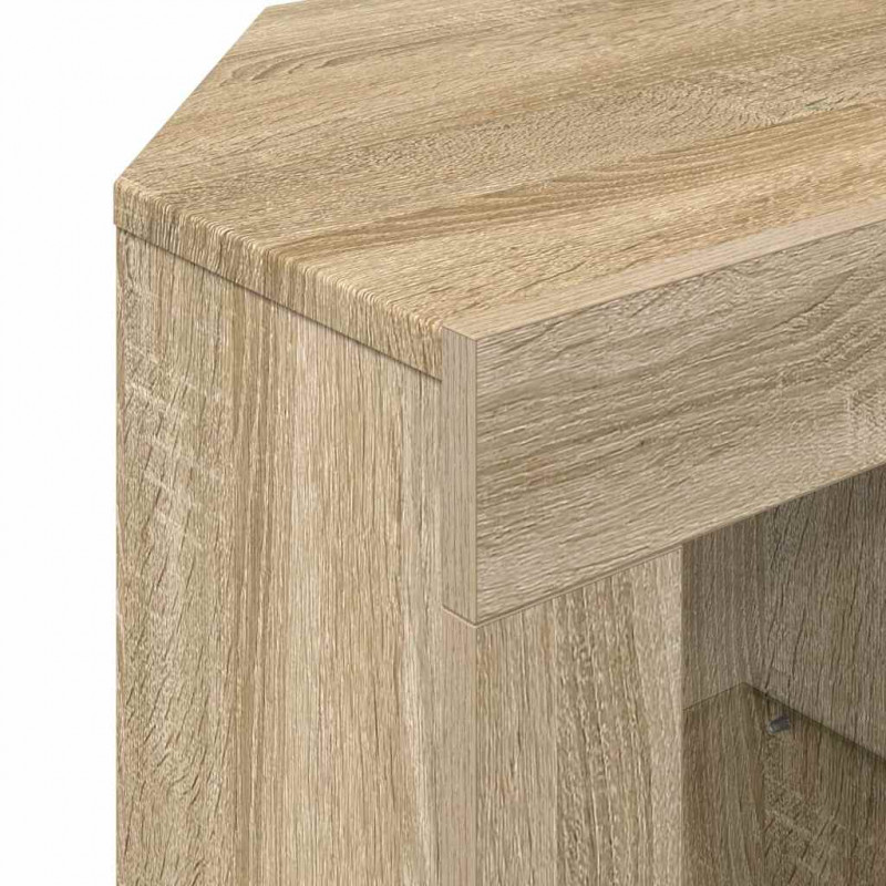 Kątowa szafka LED pod telewizor Dąb Sonoma 100 x 40 x 50 cm