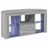 Kątowa szafka LED pod telewizor Szary Sonoma 100 x 40 x 50 cm