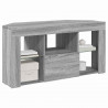 Kątowa szafka LED pod telewizor Szary Sonoma 100 x 40 x 50 cm