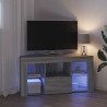 Kątowa szafka LED pod telewizor Szary Sonoma 100 x 40 x 50 cm
