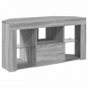 Kątowa szafka LED pod telewizor Szary Sonoma 100 x 40 x 50 cm