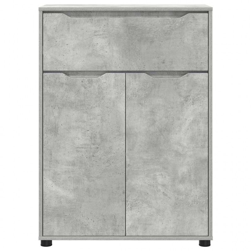 Szafka Łazienkowa z półką Betonowy szary 72,5 x 36,5 x 100 cm