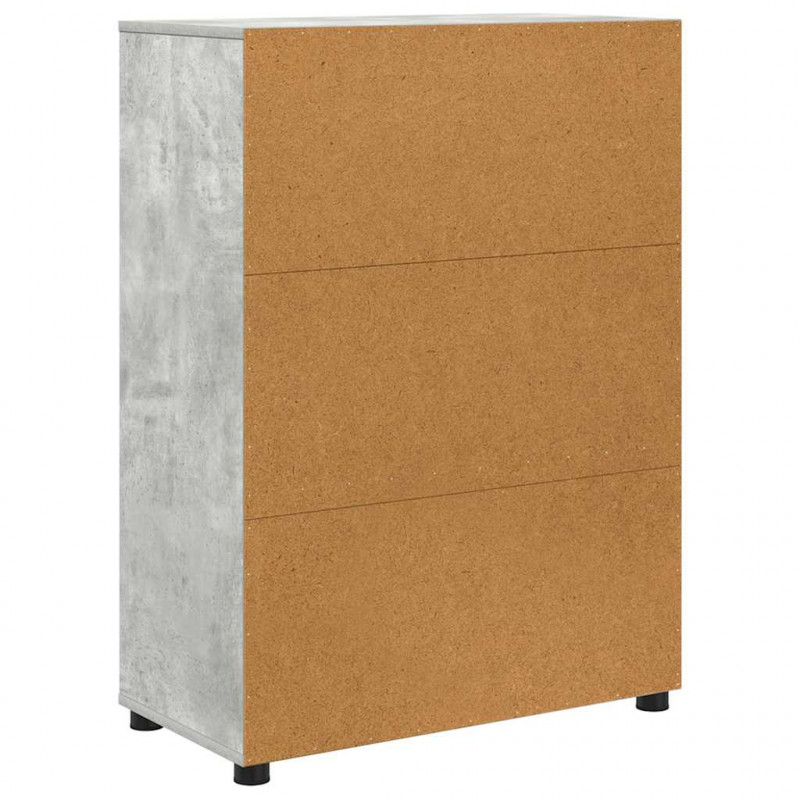 Szafka Łazienkowa z półką Betonowy szary 72,5 x 36,5 x 100 cm
