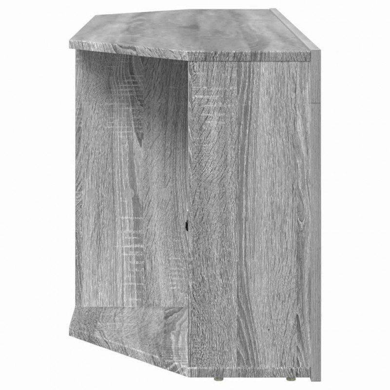 Kątowa szafka LED pod telewizor Szary Sonoma 100 x 40 x 50 cm