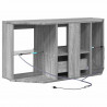 Kątowa szafka LED pod telewizor Szary Sonoma 100 x 40 x 50 cm