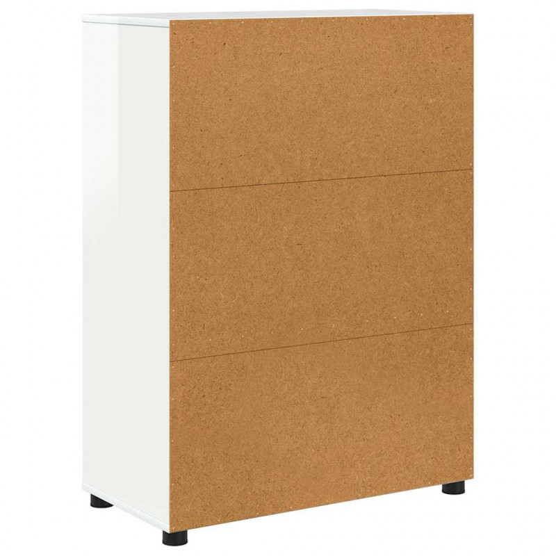 Szafka Łazienkowa Wysoki połysk biały 72,5 x 36,5 x 100 cm