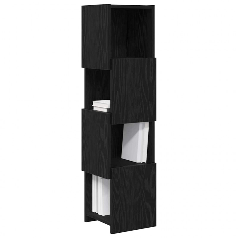 Szafka narożna Czarny Dąb 25,5x25x102cm Materiał drewnopochodny