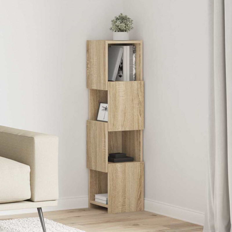 Szafka narożna Dąb Sonoma 25,5x25x102cm Materiał drewnopochodny