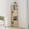 Szafka narożna Dąb Sonoma 25,5x25x102cm Materiał drewnopochodny