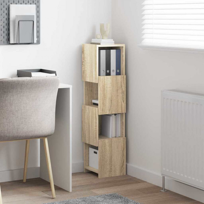 Szafka narożna Dąb Sonoma 25,5x25x102cm Materiał drewnopochodny