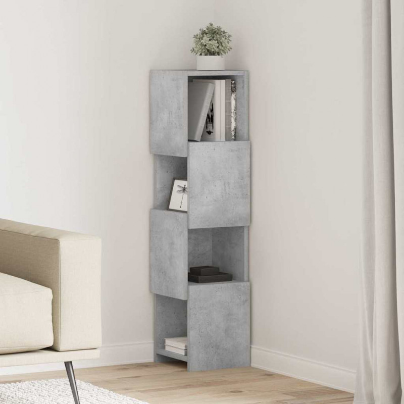 Szafka narożna Betonowy szary 25,5x25x102cm