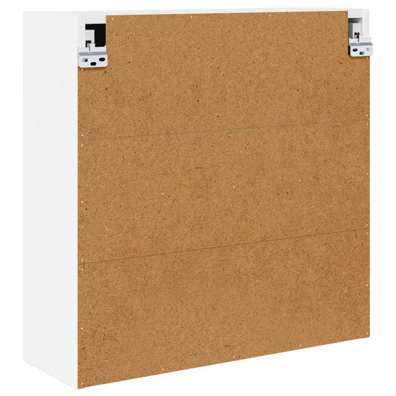 Szafka z lustrem do łazienki z półką Biały 60 x 20 x 60 cm