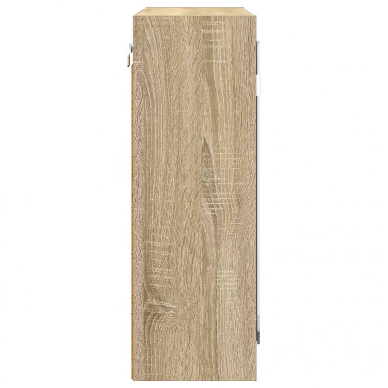 Szafka z lustrem do łazienki z półką Dąb Sonoma 60 x 20 x 60 cm