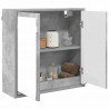 Szafka z lustrem do łazienki Betonowy szary 60 x 20 x 60 cm