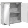 Szafka z lustrem do łazienki Betonowy szary 60 x 20 x 60 cm