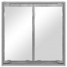 Szafka z lustrem do łazienki Betonowy szary 60 x 20 x 60 cm