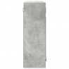 Szafka z lustrem do łazienki Betonowy szary 60 x 20 x 60 cm