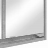 Szafka z lustrem do łazienki Betonowy szary 60 x 20 x 60 cm
