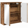 Szafka z lustrem do łazienki Stare drewno 60 x 20 x 60 cm