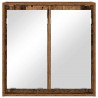 Szafka z lustrem do łazienki Stare drewno 60 x 20 x 60 cm