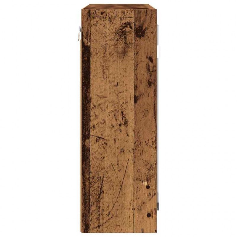 Szafka z lustrem do łazienki Stare drewno 60 x 20 x 60 cm
