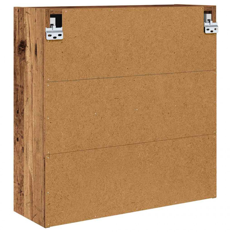 Szafka z lustrem do łazienki Stare drewno 60 x 20 x 60 cm