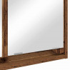 Szafka z lustrem do łazienki Stare drewno 60 x 20 x 60 cm