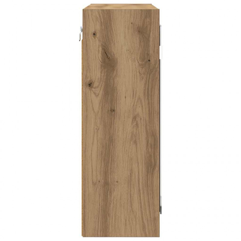 Szafka z lustrem do łazienki Dąb rzemieślniczy 60 x 20 x 60 cm