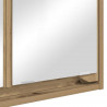 Szafka z lustrem do łazienki Dąb rzemieślniczy 60 x 20 x 60 cm
