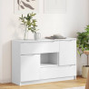 Bufet z szufladą Biały 100 x 30 x 65,6 Materiał drewnopochodny
