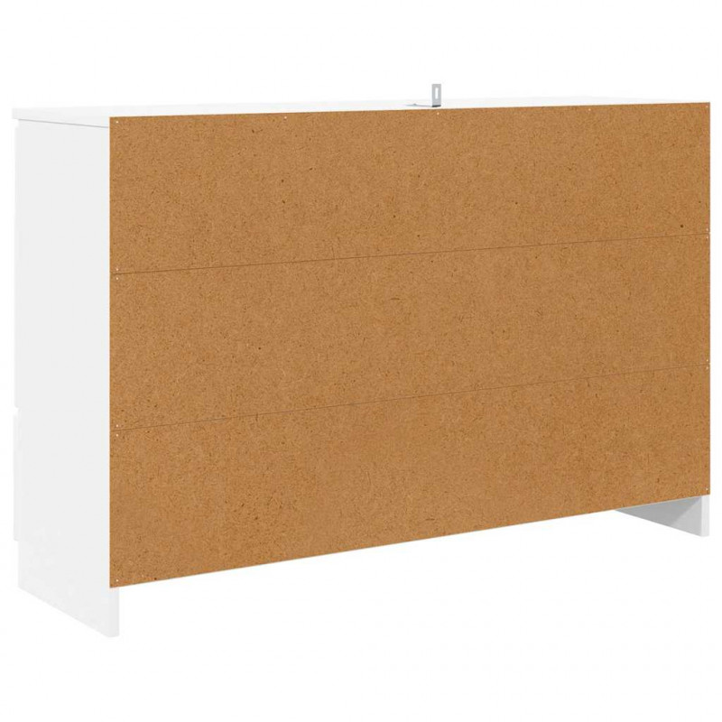 Bufet z szufladą Biały 100 x 30 x 65,6 Materiał drewnopochodny