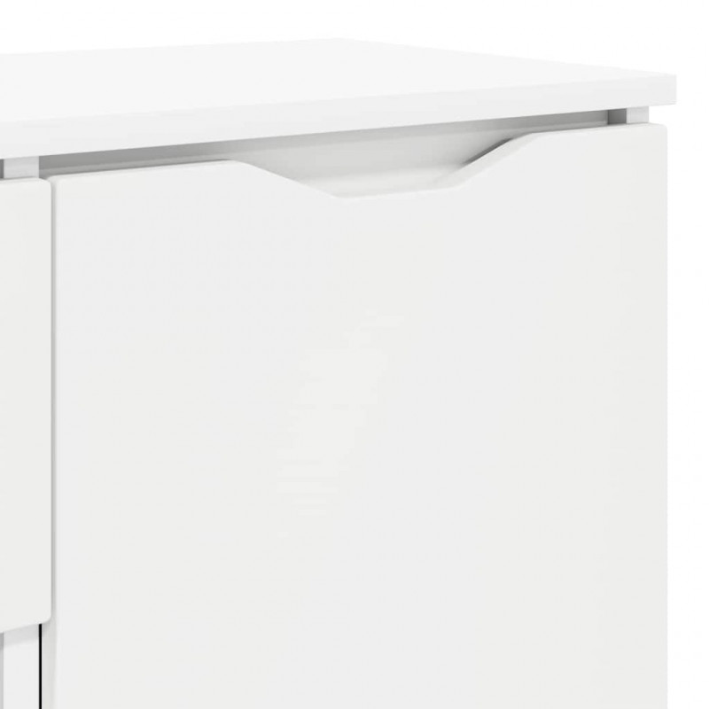 Bufet z szufladą Biały 100 x 30 x 65,6 Materiał drewnopochodny